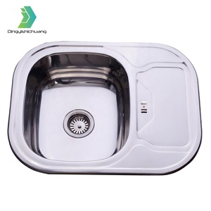 Fregadero de Cocina de un Solo Tazón con Bandeja de Drenaje, para Instalar Sobre Encimera o Empotrado - Product Image 5