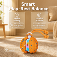 Balle sauteuse intelligente en matériau ETPU, jouet électrique rechargeable pour animaux de compagnie, vitesse réglable, jouet durable pour chiens et chats de grande et petite taille
