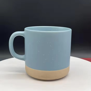 แก้วกาแฟเซรามิกทำมือลายจุด แก้วชาพอร์ซเลน เหมาะสำหรับลาเต้ ชา นม โกโก้ร้อน-แก้วของขวัญ - Product Image 6