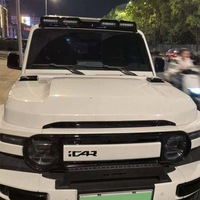 Projecteur LED de luxe à quatre yeux pour toit, en ABS, pour montage sur barre de toit Chery ICAR V23