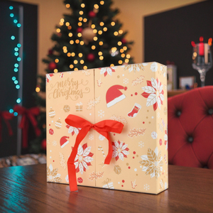24-Ngày Giáng Sinh Đếm Ngược Advent Lịch <span class=keywords><strong>DIY</strong></span> Giấy Hộp Quà Tặng Bù Đắp In Mù Bí Ẩn Hộp Cho Bạn Gái - Product Image 1