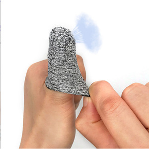 Laohan Level 5 Cut Resistant Finger <b>Cots</b> Hppe Knitted Thumb Protector For Electronic Work Harvesting And Cut Prevention - Product Image 1
