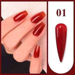 เจลทาเล็บสีใส 12 สี รุ่นใหม่ล่าสุด ติดทนนาน สีอำพัน เงางามดุจเคลือบเงา ป้องกันรังสียูวี - Product Image 6