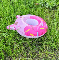 Dessin animé piscine gonflable PVC boisson porte-gobelet flottant boisson sous-verres flottant tasse pour la natation