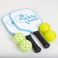Raquette de pickleball en bois personnalisée OEM avec logo, légère