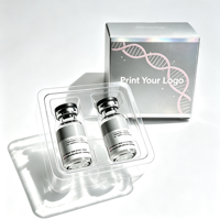 Étiquettes et boîtes en papier pour flacons de peptides 3ml 5ml 10ml – Personnalisez votre logo – Impression rapide – Rouleau d'autocollants en vinyle résistant à l'alcool