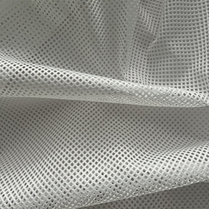 <span class=keywords><strong>Polyester</strong></span> không đàn hồi bóng đôi mắt lục giác vải Lưới thô cho mũ giản dị và lót Composite - Product Image 5