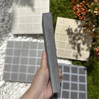 Carrelage de sol extérieur en porcelaine quartz pleine masse, antidérapant, aspect pierre, couleur crème, pour cour et terrasse, motif ciel étoilé, faible absorption d'eau