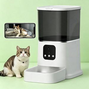 Safe Lock Smart Pet Feeder Otomatik Mama Kabl WiFi Remote Monitoring Automatic Pet Feeder Waterproof Pet Supplies - Product Image 1