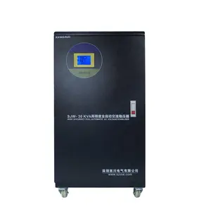 SVC TNS 서보 유형 전기 TNS 20KVA 삼상 380 415 440 볼트 자동 전압 조정기 AVR 안정제