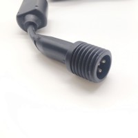 M10 2pin 3pin 4pin IP65 Pria Wanita konektor kabel tahan air dengan fungsi anti-interferensi perakitan kabel kustom