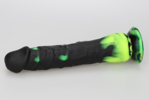 エイリアン型100% 液体シリコーンディルドグリーンブラック大人用おもちゃリアルな巨大な大人用おもちゃ - Product Image 4