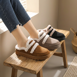YL3701 Wholesale Comfortable Soft Thermal Warm Indoor <strong>Ladies</strong> Women's Winter <strong>Slippers</strong> for Home - Product Image 3