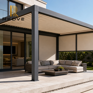Pérgola Motorizada Inteligente con Persianas Ajustables y Pantallas ZIP para una Vida al Aire Libre Confortable - Product Image 2