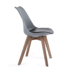 Hermosa elegante negro de cuero pies de madera <span class=keywords><strong>real</strong></span> de <span class=keywords><strong>la</strong></span> tienda de café sillas - Product Image 1