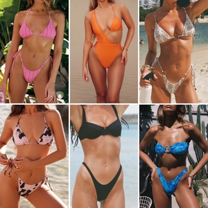 Conjunto <span class=keywords><strong>de</strong></span> Bikini <span class=keywords><strong>de</strong></span> Alta Calidad <span class=keywords><strong>para</strong></span> <span class=keywords><strong>Mujer</strong></span> 2026, Traje <span class=keywords><strong>de</strong></span> <span class=keywords><strong>Baño</strong></span> con Cuello Halter y Ropa <span class=keywords><strong>de</strong></span> Playa, Envío Aleatorio, Conjunto Sexy <span class=keywords><strong>de</strong></span> Dos Piezas, Corte Regular - Product Image 6