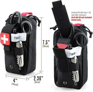 Kit de primeiros socorros para uso médico, kit com torniquete descartável, kits de primeiros socorros em março ifak kit de trauma