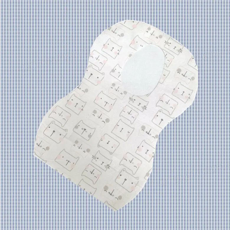 Avental descartável impresso não-tecido oem personalizado, avental para menina e menino
