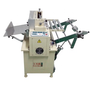 Automatische Heavy Tape Cutter Warm Koud Textiel Riem Gevlochten Stof Elastische Lint Snijmachine Met Hefmateriaal Rack - Product Image 3