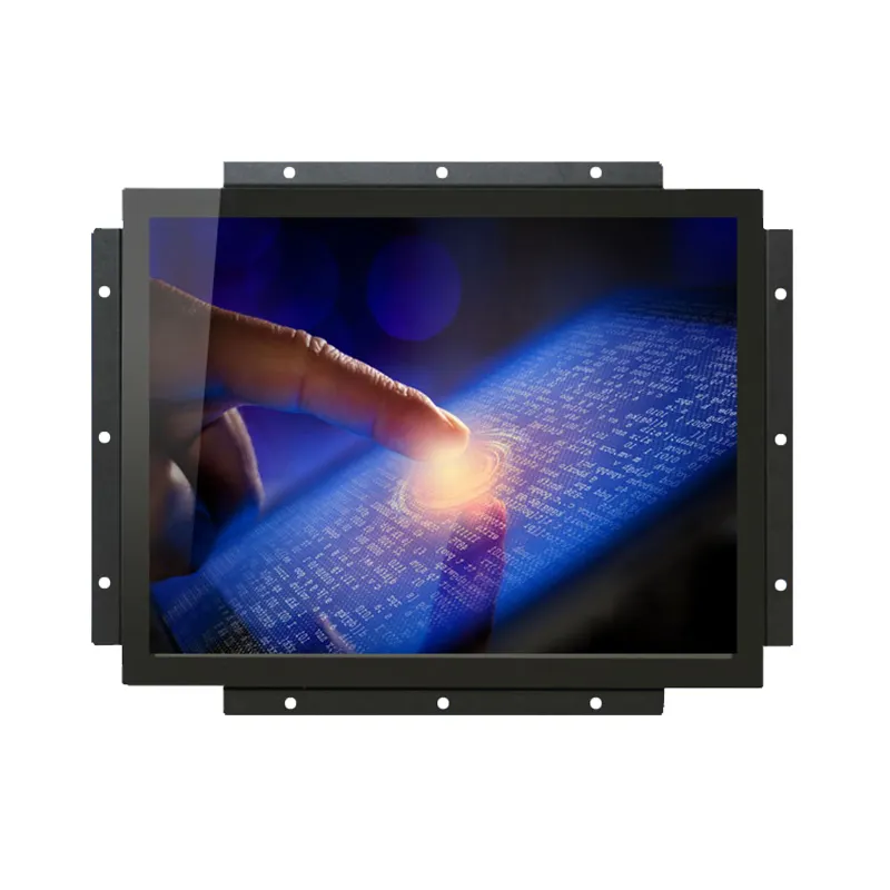 Factory price 10 12 15 17 19 inch lcd monitor industrial open frame ip65 capacitive touch screen monitor