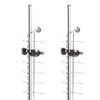 High Quality 18 Pairs Aluminium Eyewear Displays Rack Optics Instruments for Glasses Display