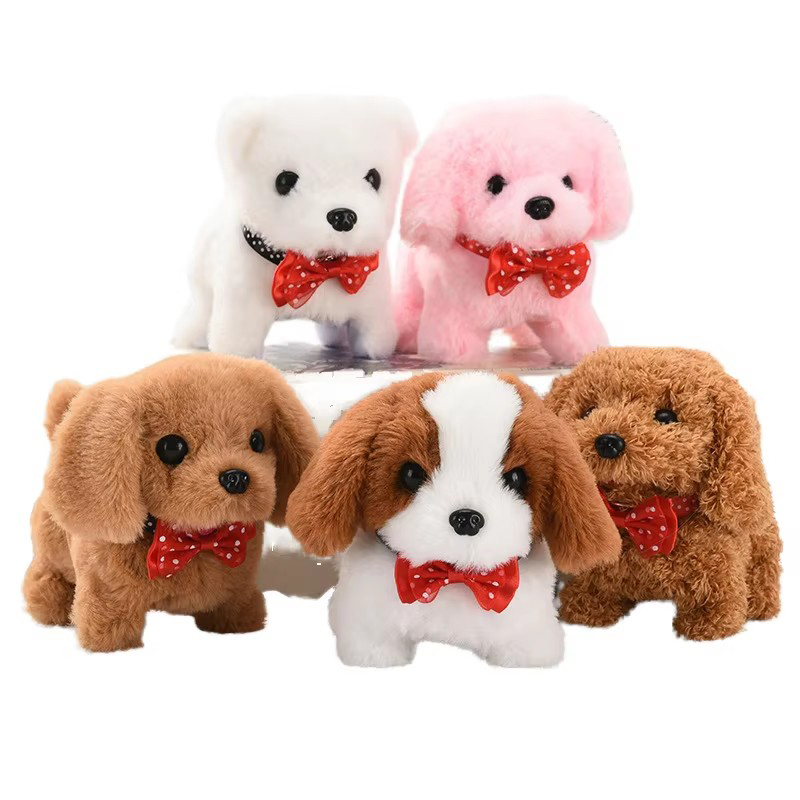 Interactive Barking Dog Toy Plush Walking Pet for Kids
