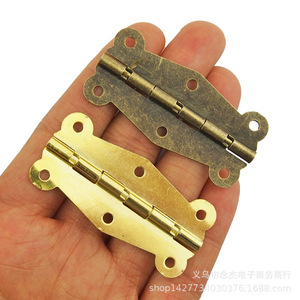 Furniture Hinge 51x24mm Iron 90 Degree Surface Mount Traditional Style <b>Gift</b> <b>Box</b> Hinge G67 68 18 - Product Image 2