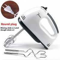 Batidora de Huevos Manual de 7 Velocidades para Repostería Casera, Mini Batidora de Crema Automática, Espumador de Leche Eléctrico