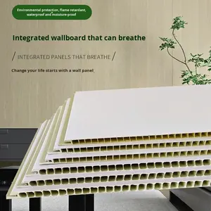 Dalles de plafond décoratives ignifuges auto-adhésives en <span class=keywords><strong>fibre</strong></span> de bambou pour rénovation de <span class=keywords><strong>mur</strong></span> de fond de télévision (style célébrité internet) - Product Image 2