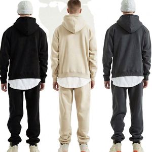 <b>Cheap</b> Sweatpants and Hoodie <b>Set</b> Clothing Manufacturers Blank Winter Hoodies Custom Logo Embroider Plain Men Hoodies Unisex - Product Image 5