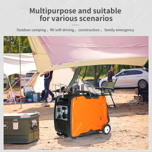 Portable 3000W <b>Gasoline</b> <b>Generator</b> 3kVA Single Phase 50Hz 4-stroke Engine Electrical Starting System DL3100i 3KW Nverter Generato - Product Image 6