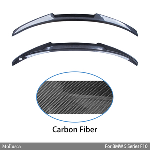 For 5 Series F18 /F10 M5 Sedan M4 Style Carbon Fiber <b>Rear</b> <b>Spoiler</b> Trunk Wing 2009-2016 - Product Image 2