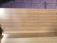 Desain Tekstur Kayu Modern Mudah Dipasang, Panel & Papan Dinding Veneer Kayu Arang Bambu / Serat Kristal Karbon Co-Extrusion