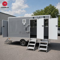 Cogsun Remorque de Douche Personnalisée, Sanitaire de Luxe, Toilettes Publiques, Toilettes Mobiles, Toilettes VIP Portables à Vendre