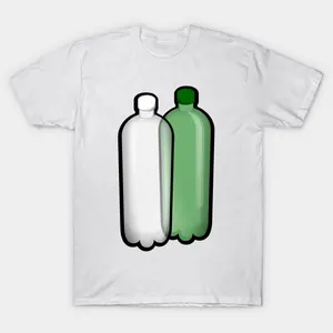 Ecologia Riciclare Maglietta Degli Uomini Manica Corta Hip Hop Stampa Tees Ridurre Riutilizzare Riciclare T-Shirt Riciclato Tessuto