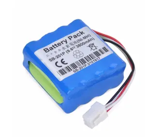 3700mAh 9.6V NI-MH rechargeable Compatible With Nihon kohden SB-201P battery pack