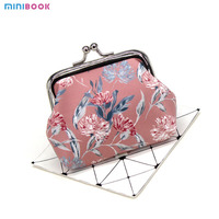 Porte-monnaie vintage Minibook en cuir véritable personnalisé, mini porte-monnaie mignon pour femme, enfant, étudiant, pochette à monnaie rétro avec boucle, cadeau