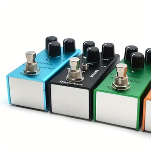 Pédale de Guitare Mini Overdrive Delay Reverb Stompbox Effets Électriques Matériau Celluloïde Durable Vente en Gros OEM - Product Image 4