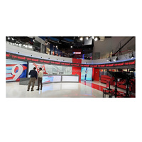 Mur vidéo LED intérieur à pas fin P1.25, ultra HD à haute fréquence de rafraîchissement pour hall de luxe, musée, salle de réunion gouvernementale