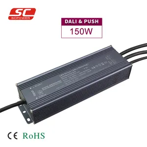 Dali Dimmable Push Dimming Transformer 3100ma Constant Current Led Driver 150w 35v 50v Dc Led Power Supply