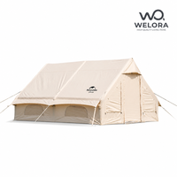 Tente cloche de luxe en toile de coton Grand Bell 4m pour camping extérieur et festivals de jardin