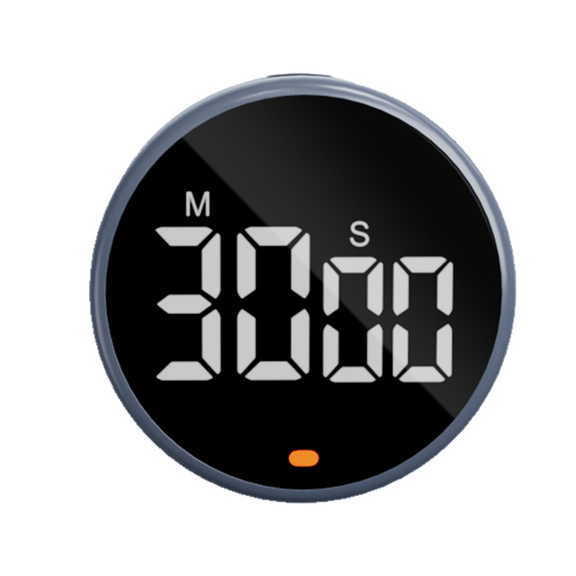 Magnetic LED Display Digital Countdown Timer Loud Alarm Kitchen Cooking Baking Fitness Classroom Study Plastic Material 2.9inch