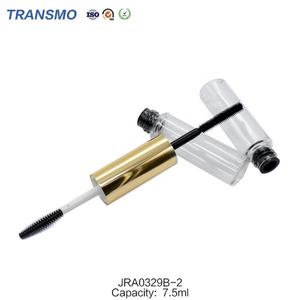 Flacon de sérum pour cils double en aluminium, tube de mascara vide 7,5 ml, flacon de mascara vide double embout doré - Product Image 6