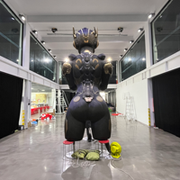Décoration de scène géante personnalisée AERO, modèle gonflable publicitaire haut de gamme Future Warrior, robot IA gonflable pour événements