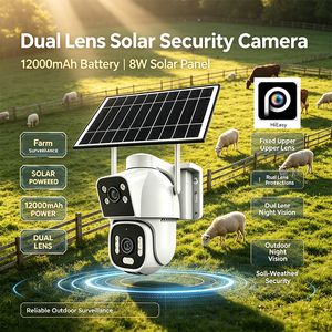 Caméra solaire PTZ Wistino 365 jours 4G avec détection de mouvement pour surveillance à distance de ranchs et vergers - Product Image 1