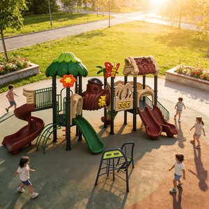 Tobogán para Patio Trasero de Casa de Playa, Acero Galvanizado Anticorrosión, Certificado CE - Product Image 6