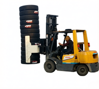 Pince à pneus rotative LDSJ pour chariots élévateurs, attache robuste pour pneus de chariots élévateurs de 1,5 à 3,5 tonnes / pneus de camions, personnalisable OEM, garantie 2 ans