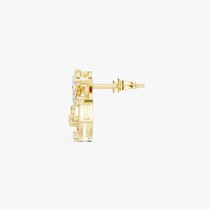 Pendientes de Diamantes con Diseño de Galaxia Espiral para Mujer, Estilo Cósmico Moderno, Ideales para Bodas y Eventos Formales, en Oferta - Product Image 3