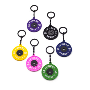Wholesale Gym Fitness Series Stainless Steel Home Use Unisex Sports Barbell <b>Dumbbell</b> Pendant Jewelry Gift Accessory Bag Charm - Product Image 1
