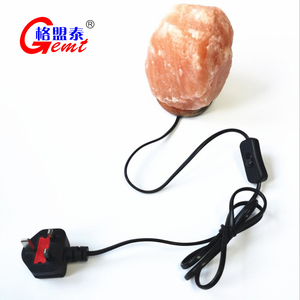 Cordon de lumière de sel de l'Himalaya britannique cordon d'alimentation secteur avec gradateur en ligne et câble de support de <span class=keywords><strong>lampe</strong></span> e14 interrupteur marche/arrêt gradateur de lumière - Product Image 3